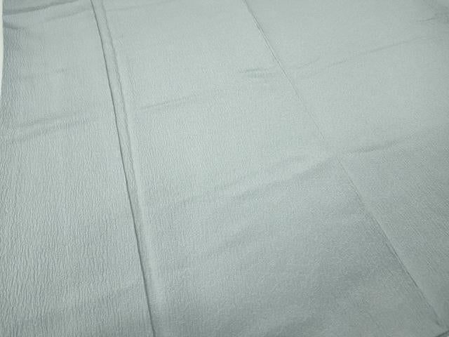 平和屋着物●染色作家 安達華生監修 色無地 霞地紋 秘色色 正絹 逸品 CABK8381ut