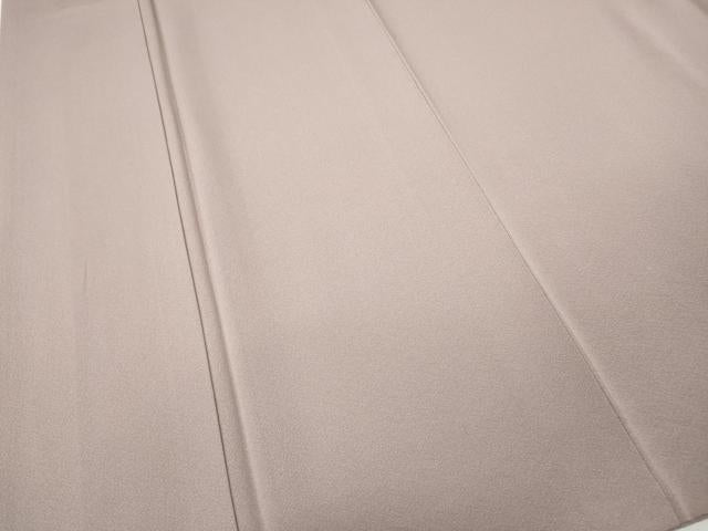 平和屋着物●上質な色無地 薄柿色 正絹 逸品 CABK8384ut