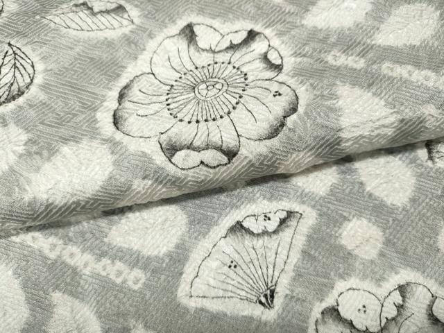 平和屋着物●訪問着 辻が花 絞り 正絹 逸品 CABK8386ut
