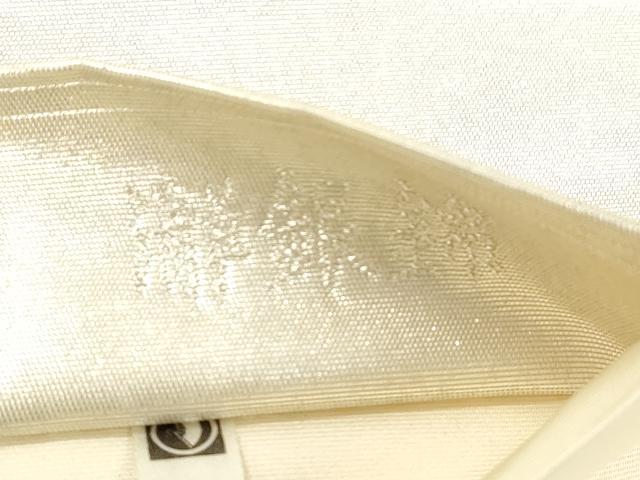 平和屋着物●西陣 長嶋成織物 ながしま帯 加賀友禅の巨匠 初代 由水十久 太鼓柄袋帯 風神雷神 瀞銀錦 銀座おゝぎ屋扱い 正絹 CABK8412dy