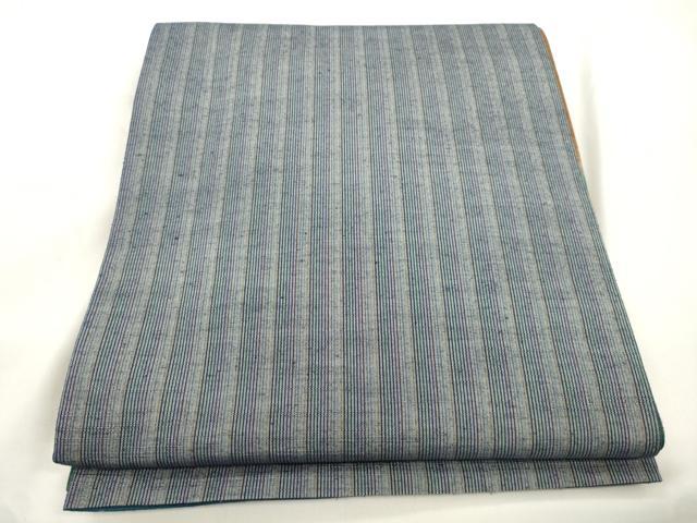 平和屋着物●菅原工房 菅原結作 漢方染紬 両面 両方向 太鼓柄袋帯 霞 正絹 逸品 CABK8417dy