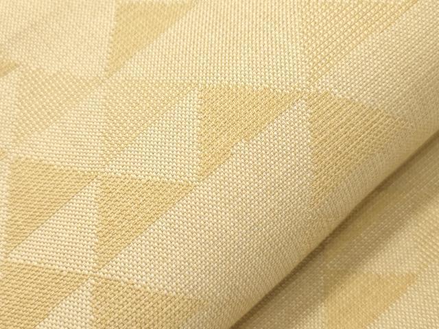 平和屋着物●両面 六通柄袋帯 紹巴紅型 松竹梅飛鶴丸文 正絹 逸品 CABK8427dy