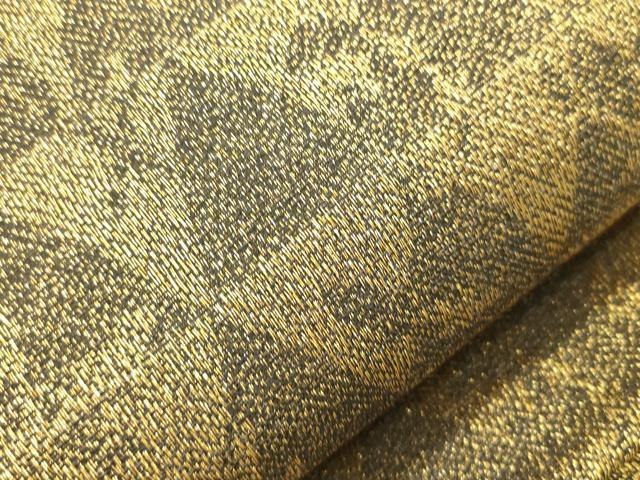 平和屋着物●創業280年 誉田屋源兵衛 両面 六通柄袋帯 菱花文 純金 正絹 逸品 CABK8429dy