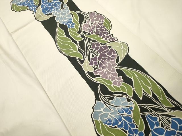平和屋着物●六通柄袋帯 枝垂れ花文 正絹 逸品 CABK8503dy