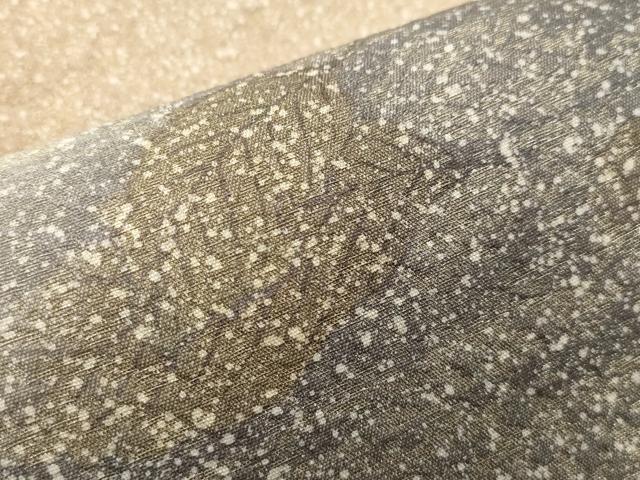 平和屋着物●友禅作家 茂野大生 太鼓柄袋帯 舞葉文 金通し地 正絹 逸品 CABK8586dy
