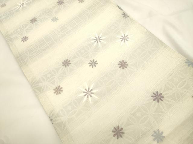 平和屋着物*夏物 両面 全通柄袋帯 葡萄蔦の葉文 正絹 逸品 CABK8593dy