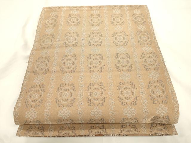 平和屋着物●両面 全通柄袋帯 ゆい夢 動物花文 正絹 逸品 CABK8634dy