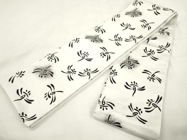 平和屋着物●洛楽人工房 BANKANわものや 半幅帯 正絹 逸品 CABK8723dy