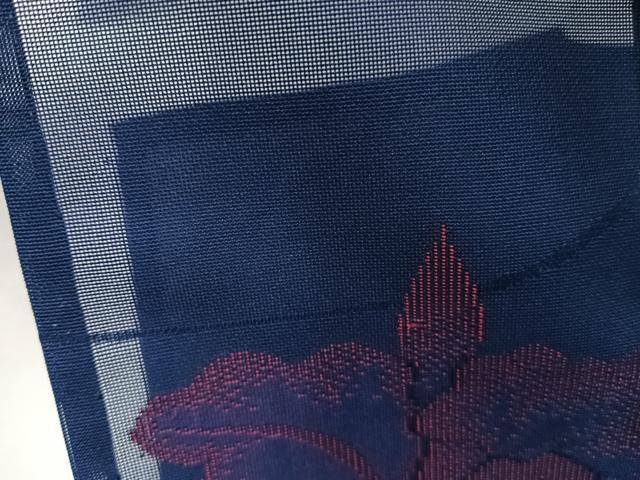 平和屋着物*夏物 小紋 紗 草花文 正絹 逸品 未使用 CABK8804xi