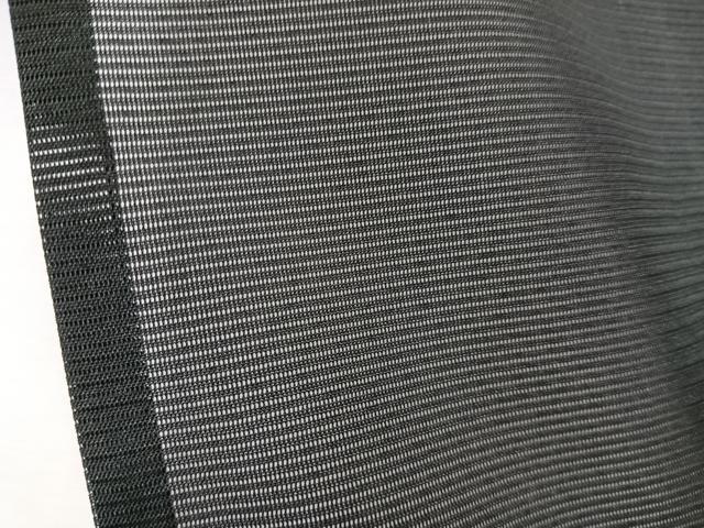 平和屋着物*洗える最高級着物 <英>はなぶさ謹製 夏物 小紋 絽 色紙重ね文様 黒地 洗える着物 CABK8845xi
