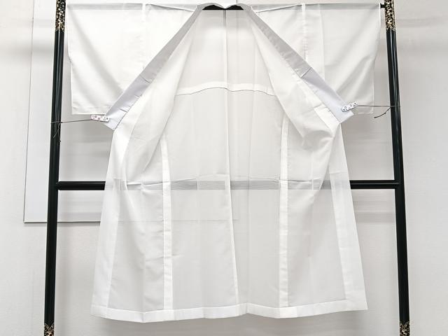 平和屋着物*夏物 長襦袢 変わり絽 白色 洗える着物 未使用 CABK8884xi