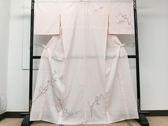 平和屋着物*夏物 訪問着 絽 籬枝花文 洗える着物 CABK8915xi