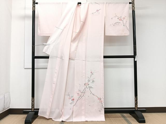 平和屋着物*夏物 訪問着 絽 籬枝花文 洗える着物 CABK8915xi
