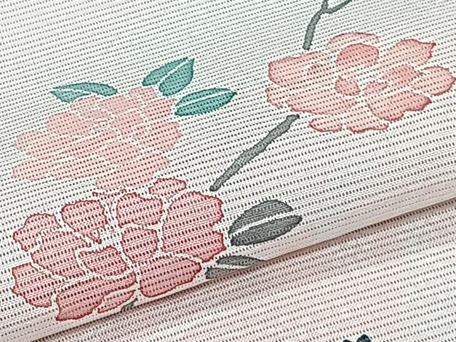 平和屋着物*夏物 訪問着 絽 籬枝花文 洗える着物 CABK8915xi