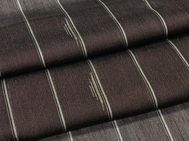 平和屋着物*夏物 紗紬 縞 正絹 逸品 CABK8922xi