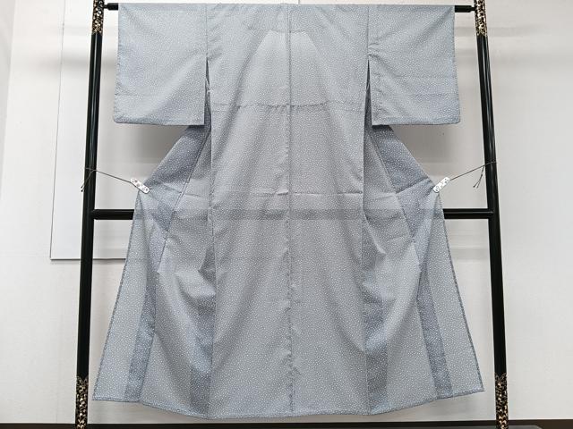 平和屋着物*夏物 江戸小紋 絽 大小あられ 洗える着物 CABK8949xi