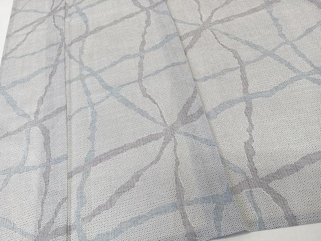 平和屋着物*夏物 小紋 紗 亀甲文 洗える着物 CABK8969xi