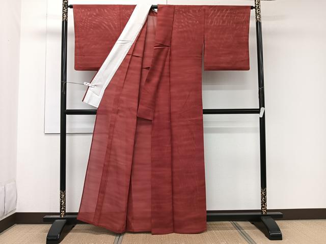 平和屋着物*夏物 小紋 絽 芦仙染め 霞文 正絹 逸品 CABK8978xi