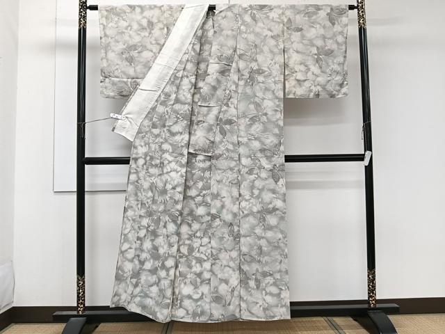 平和屋着物*夏物 小紋 絽 舞蝶文 正絹 逸品 CABK8979xi