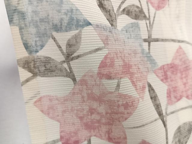 平和屋着物*夏物 訪問着 絽 ろうけつ染め 枝草花文 正絹 逸品 CABK8989xi