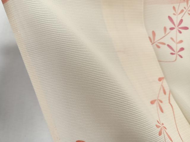 平和屋着物*夏物 小紋 絽 絵霞舞蝶文 正絹 逸品 CABK8991xi