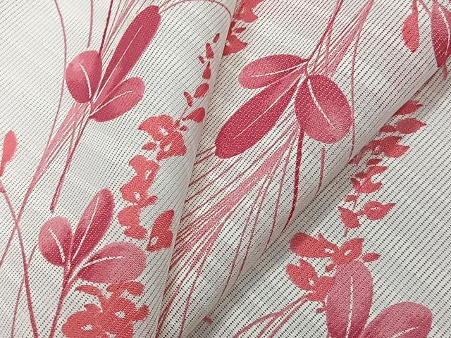 平和屋着物*夏物 小紋 絽 草花文 洗える着物 CABK9010xi
