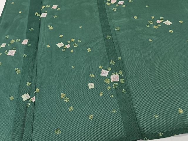 平和屋着物*夏物 小紋 絽 色紙花文 洗える着物 CABK9038xi