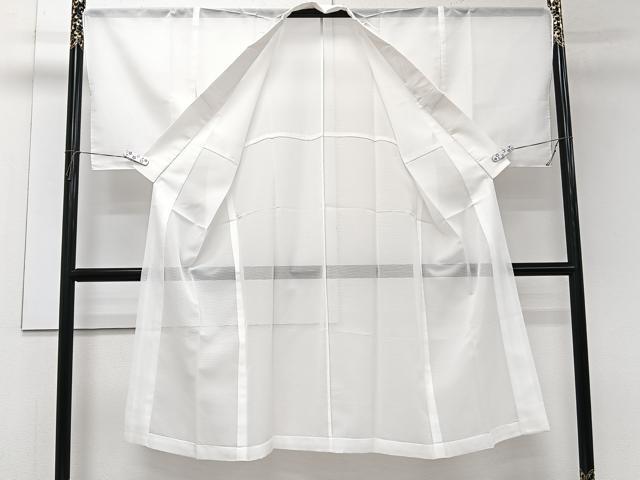 平和屋着物*夏物 長襦袢 絽 白色 洗える着物 未使用 CABK9039xi
