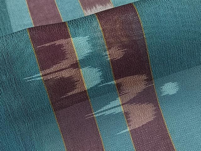 平和屋着物*夏物 本場琉球絣 夏琉球 正絹 逸品 未使用 CABK9126xi