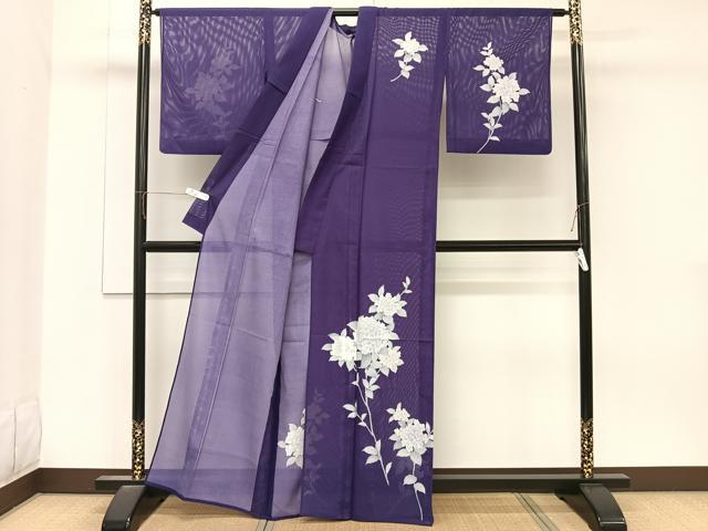 平和屋着物*夏物 訪問着 絽 紫陽花 洗える着物 CABK9150xi
