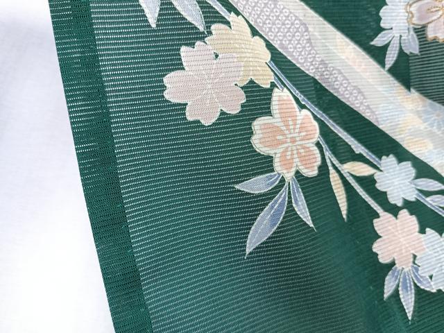 平和屋着物*夏物 訪問着 絽 鬘帯花蝶文 金彩 洗える着物 CABK9178xi