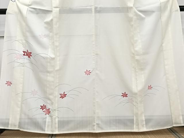 平和屋着物*夏物 訪問着 絽 芝楓文 洗える着物 CABK9188xi