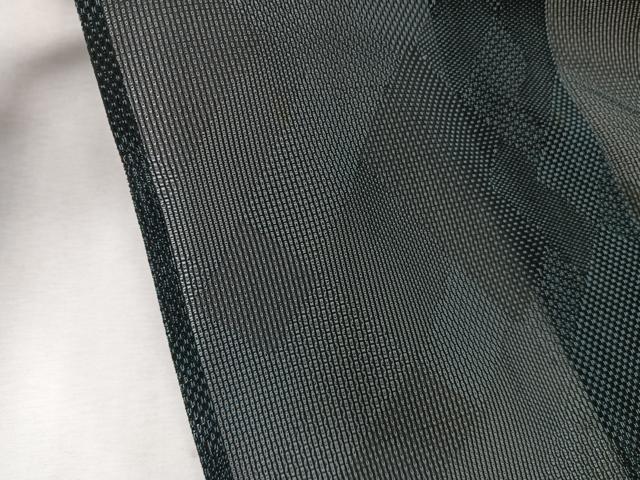 平和屋着物*夏物 お召 紗 幾何学文 正絹 逸品 CABK9199xi