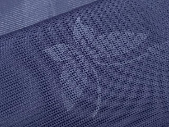 平和屋着物*夏物 小紋 絽 舞蝶文 洗える着物 CABK9207th