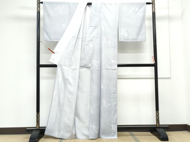 平和屋着物*夏物 小紋 絽 舞蝶文 洗える着物 CABK9255th
