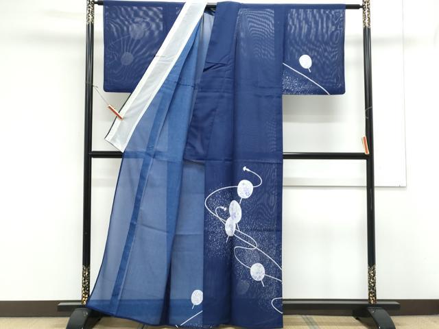 平和屋着物*夏物 訪問着 絽 団扇紐文 洗える着物 CABK9263th