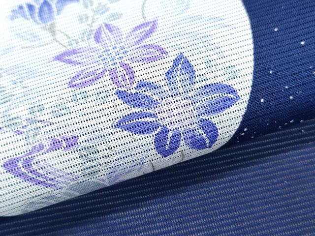 平和屋着物*夏物 訪問着 絽 団扇紐文 洗える着物 CABK9263th