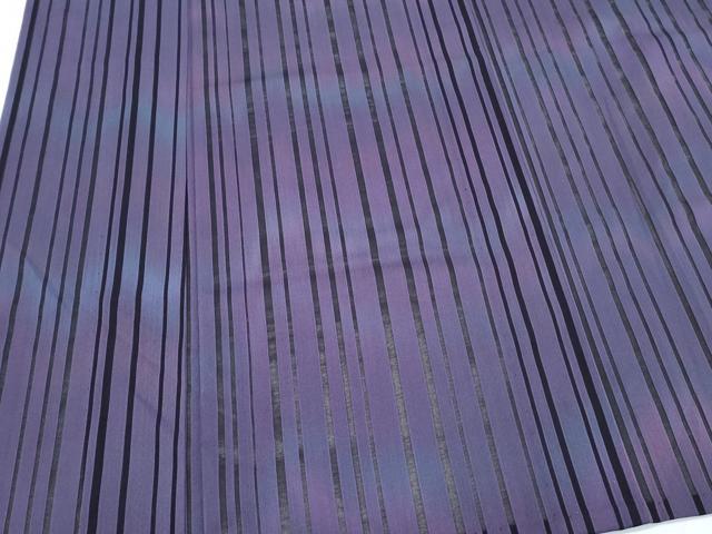 平和屋着物*夏物 小紋 縞紋紗 暈し染め 正絹 逸品 CABK9266th