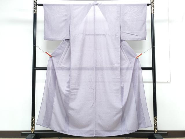 平和屋着物*夏物 江戸小紋 絽 霞文 洗える着物 CABK9281th