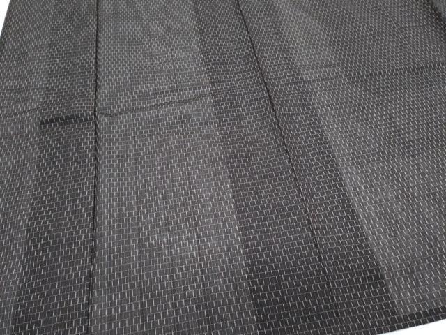 平和屋着物*夏物 紗紬 亀甲文様 正絹 逸品 CABK9307th