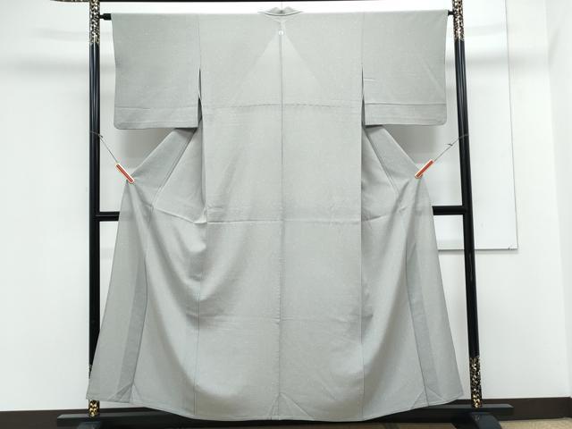 平和屋着物*夏物 小紋 絽縮緬 作家物 霞文 正絹 逸品 CABK9309th