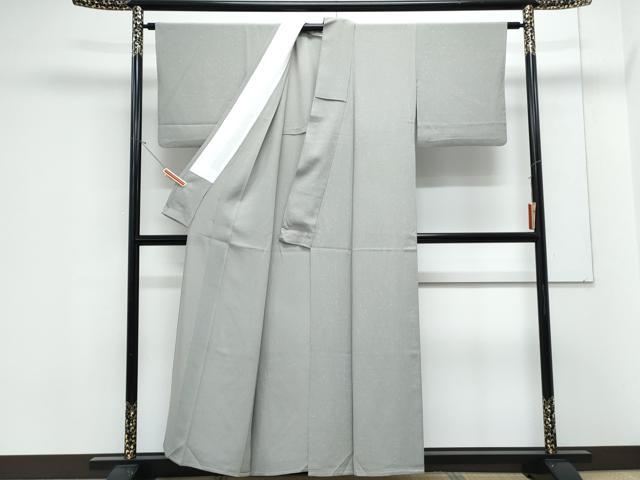 平和屋着物*夏物 小紋 絽縮緬 作家物 霞文 正絹 逸品 CABK9309th