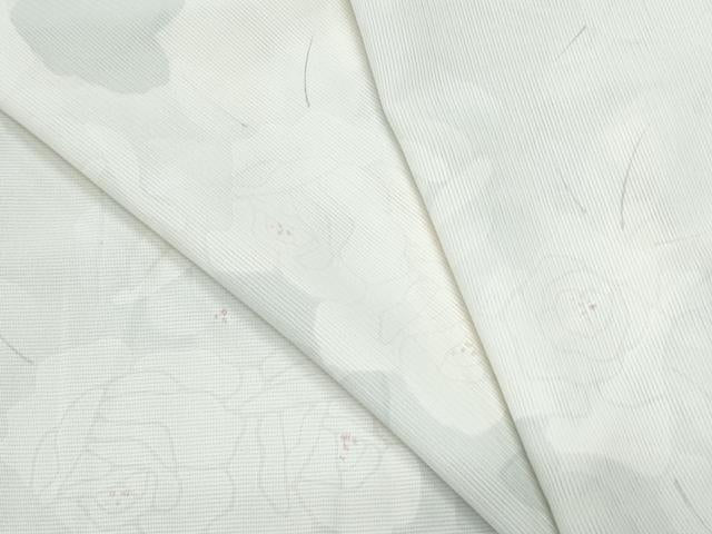 平和屋着物*夏物 小紋 絽 薔薇 正絹 逸品 CABK9329th