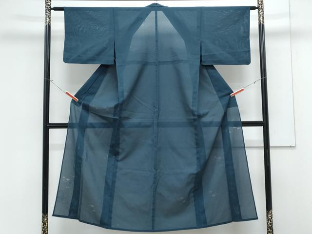 平和屋着物*夏物 色無地 丸紋紗 褐返色 正絹 逸品 CABK9344th