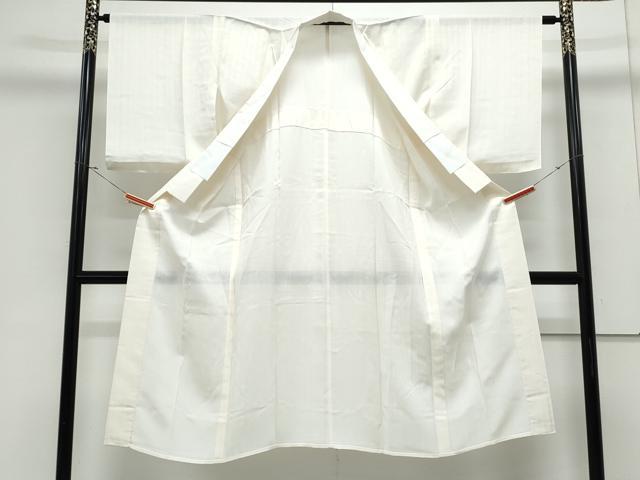平和屋着物*夏物 長襦袢 絽 草花間道 象牙色 正絹 逸品 CABK9373th