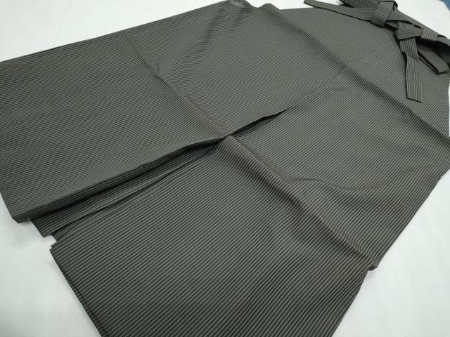 平和屋着物*夏物 男性 行灯袴 縦絽 縞 正絹 逸品 CABK9374th