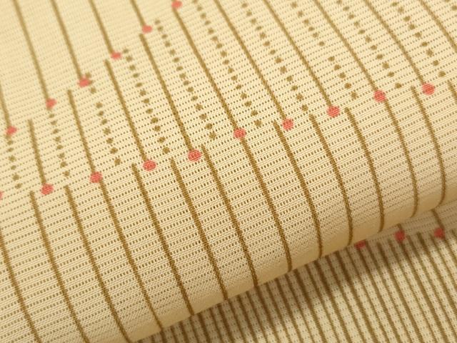 平和屋着物*夏物 小紋 絽 抽象文様 正絹 逸品 CABK9379th