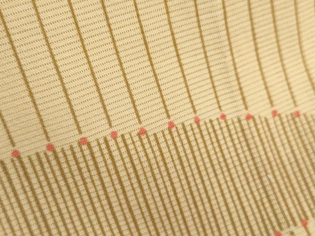 平和屋着物*夏物 小紋 絽 抽象文様 正絹 逸品 CABK9379th