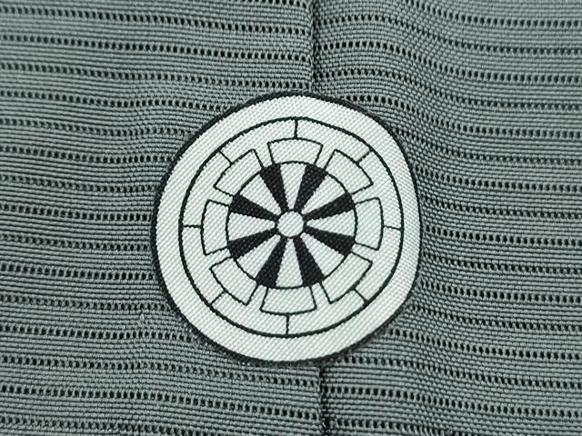 平和屋着物*夏物 色無地 絽 墨色 正絹 逸品 CABK9402th