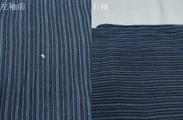 平和屋着物*夏物 本場小千谷ちぢみ 縞 杉山織物謹製 証紙付き 麻 逸品 CABK9412th